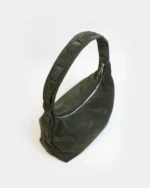 Athena Hobo Bag | Khaki Suede Leather - Image 5