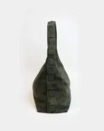 Athena Hobo Bag | Khaki Suede Leather - Image 4