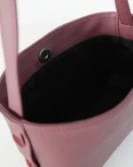 Zenia Shoulder Bag | Nappa Burgundy Leather - Image 5