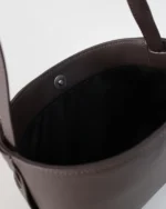 Zenia Shoulder Bag | Nappa Chocolate Brown Leather - Image 5